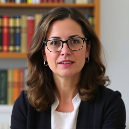 Professor Alessandra Martini giving an online lecture